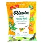 Ricola From: 208374 To: 208376 - Natural Throat Drops Honey-Herb Echinacea Honey