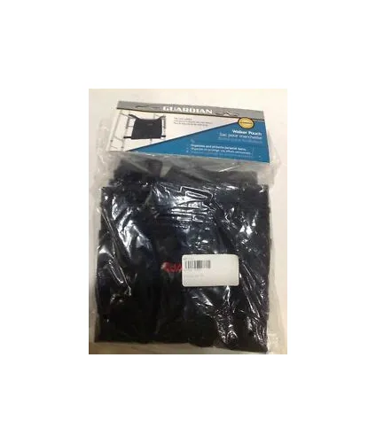 Medline - Guardian - G07741 - Industries   Front Carrying Pouch with 4 Straps, Black Fabric