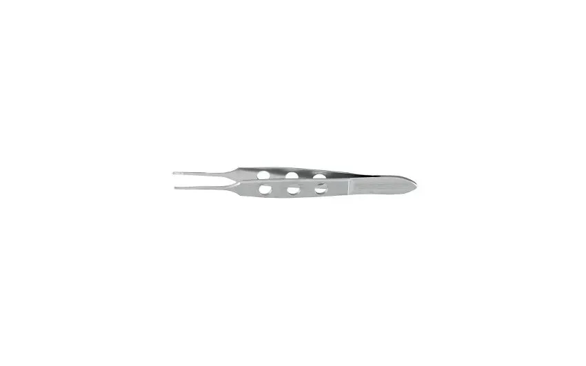 McKesson - 43-1-764 - Argent Tissue Forceps Argent Bishop Harmon 3 3/8 Inch Length Surgical Grade Stainless Steel NonSterile NonLocking Thumb Handle Straight 0.7 mm Wide Tips with 1 X 2 Teeth