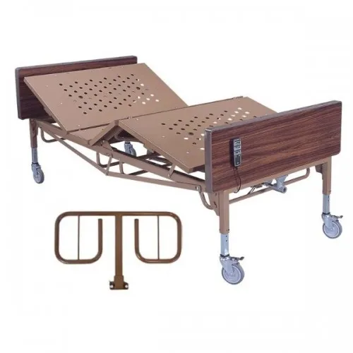 Roscoe - 30172 - Bariatric Bed Package with Half Rails