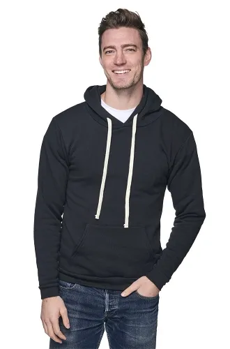 Royal Apparel - 97155-Shadow - Unisex Organic RPET French Terry Pullover Hoody-Shadow