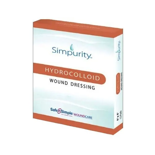Safe N Simple - From: SNS55402 To: SNS55404 - Simpurity Hydrocolloid, 2" x 2".