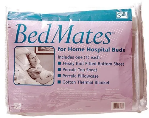 Salk - 7000 - Bedmates Home Hospital Bedding Set, fits hospital mattresses up to 36" x 80" x 8"