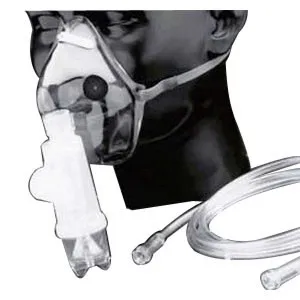 Salter Labs - 1107-0-50 - Pediatric, valved, englongated aerosol mask with elastic head strap. (no connecting tube, or nebulizer).
