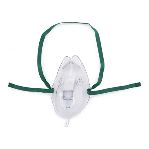 Sun Med - Salter Labs - 1122-7-50 - Oxygen Mask Salter Labs Elongated Style Pediatric Adjustable Head Strap