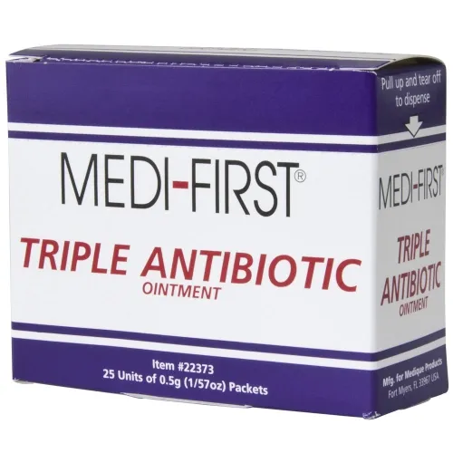 Bound Tree Medical - 22335 - Medi-First Triple Antibiotic Ointment, 1/57 Gm Packets