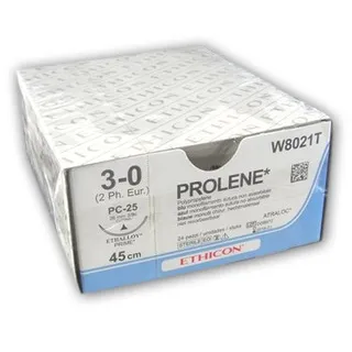 Surgical Specialties - From: J1710N To: J2625N  Polypropylene Suture, Monofilament, Lancet, 1/8 Circle