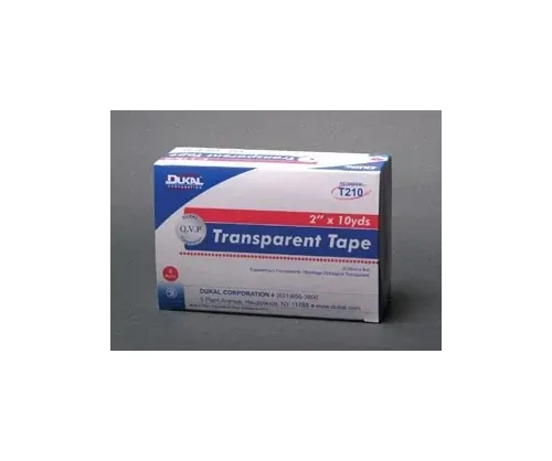 Dukal - T15 - Transparent Tape, 1" x 1&frac12; yds, Non-Sterile, 100/bx, 5 bx/cs