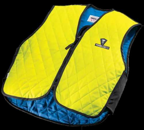 Techniche International - From: 6529-HV-SH-L To: 6529-HV-SH-XXXL - TechNiche Evaporative Cooling HiVis Fall Protection Vest