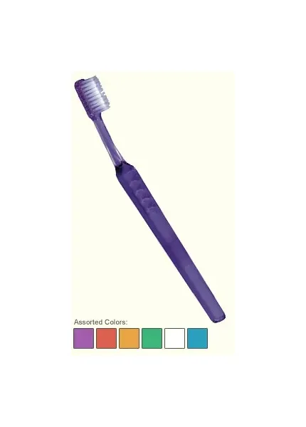 Prophy Perfect - TOOTHBRUSHES_754706 - 38 Tuft Adult Compact Toothbrush with Angled Neck and Jewel Handle