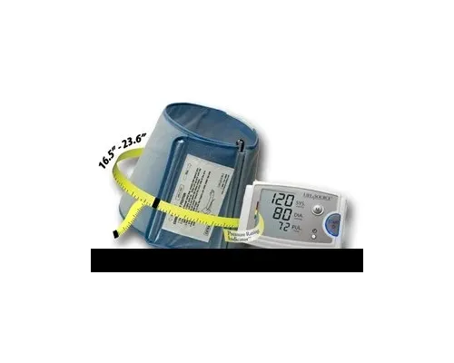 A&D Engineering - LifeSource - UA-789AC - Reusable Blood Pressure Cuff LifeSource 42 to 60 cm Arm Nylon Cuff Extra Large Cuff