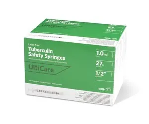 UltiMed - From: 63000 To: 63008 - Ultimed Safety Syringe, Detachable Needle, 22G