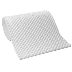 Val Med - VM9109A - Eggcrate Convoluted Foam Bed Pad, King, 4" x 72" x 72"