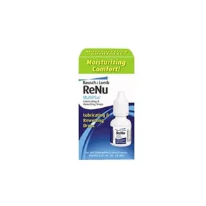 Bausch & Lomb Americas - 625220 - Bausch & Lomb ReNu Multiplus Contact Lubricating and Rewetting Drops, 0.27 oz., For Soft Contact Lens, Povidone