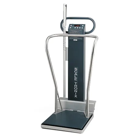 Welch Allyn - 5002-XX-X - Mobile Stand-On Scale, Standard Weight (lb/kg), Data Port and Battery Power
